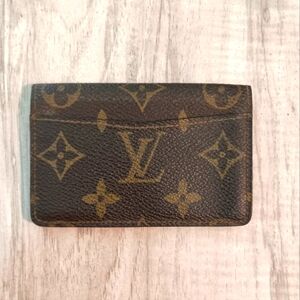 LOUIS VUITTON Card Case Organizer de Posh Monogram Canvas